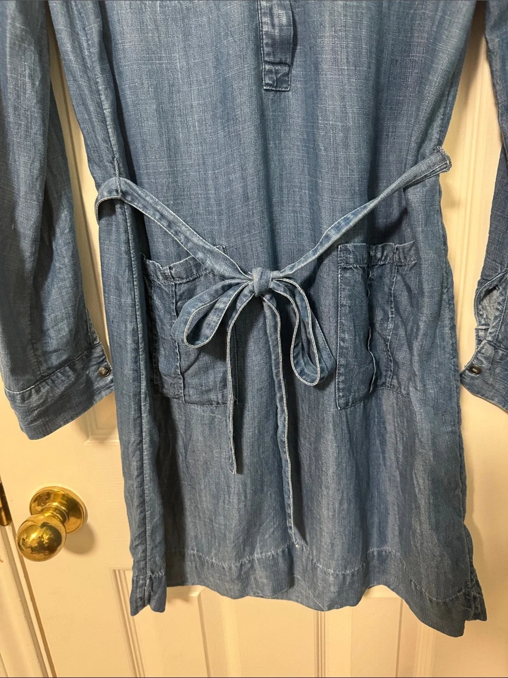 Banana Republic Light Blue Denim Dress - Picture 7 of 7